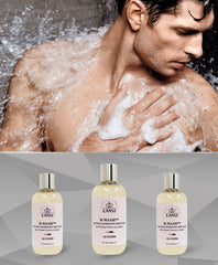 bathing-male-model-lather-his-chest-with-moisturizing-body-cleanser-scented-with-crimson-rose-front-view